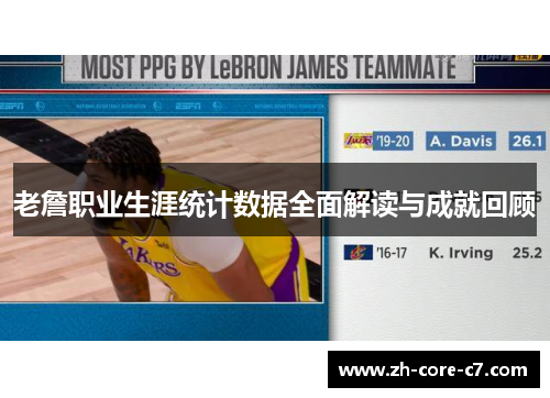 老詹职业生涯统计数据全面解读与成就回顾