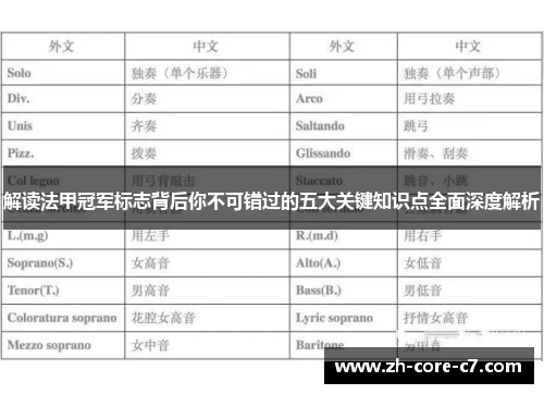 解读法甲冠军标志背后你不可错过的五大关键知识点全面深度解析 解读法甲冠军标志背后你不可错过的五大关键知识点全面深度解析