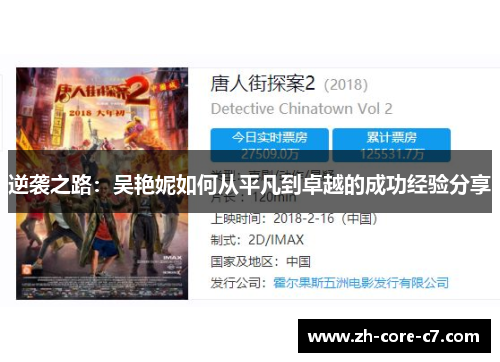 逆袭之路：吴艳妮如何从平凡到卓越的成功经验分享